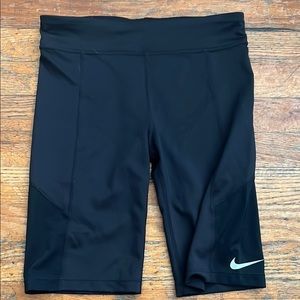Nike Dri Fit Girl's Black Biker Shorts